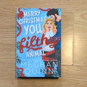 Merry Christmas You Filthy Animal By Meghan Quinn - SE W/ Sprayed Edges